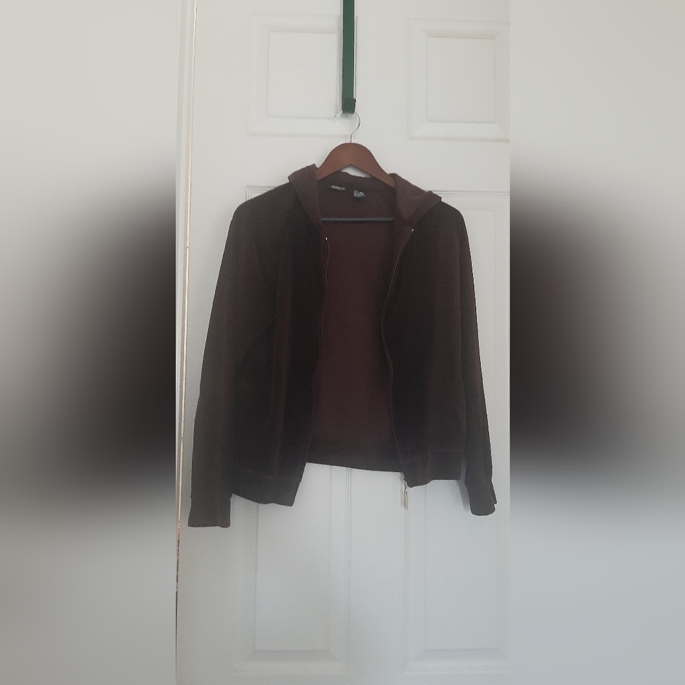 Brown hoodie